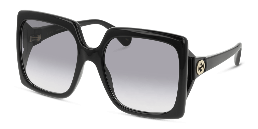 GUCCI GG0876S 001 női fekete színű négyzet formájú napszemüveg
