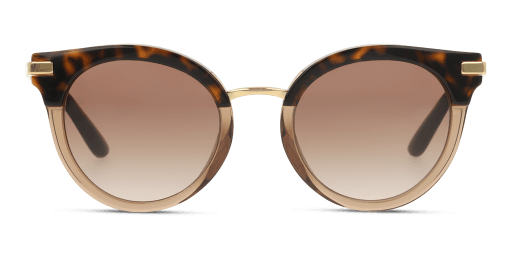Dolce and Gabbana DG4394 325613 női havana színű pantó formájú napszemüveg