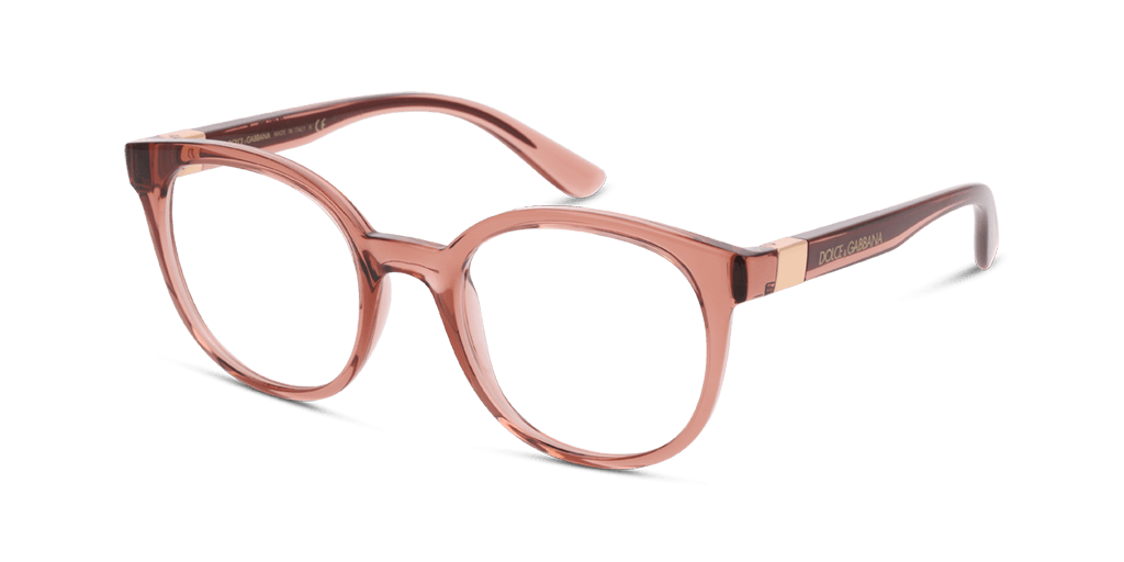 Dolce and Gabbana DG5083 3148 női rózsaszín színű pantó formájú szemüveg