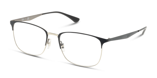 Ray-Ban RX6421 3004 férfi szürke színű téglalap formájú szemüveg
