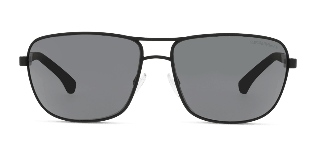 Emporio Armani EA2033 309487 férfi fekete színű téglalap formájú napszemüveg