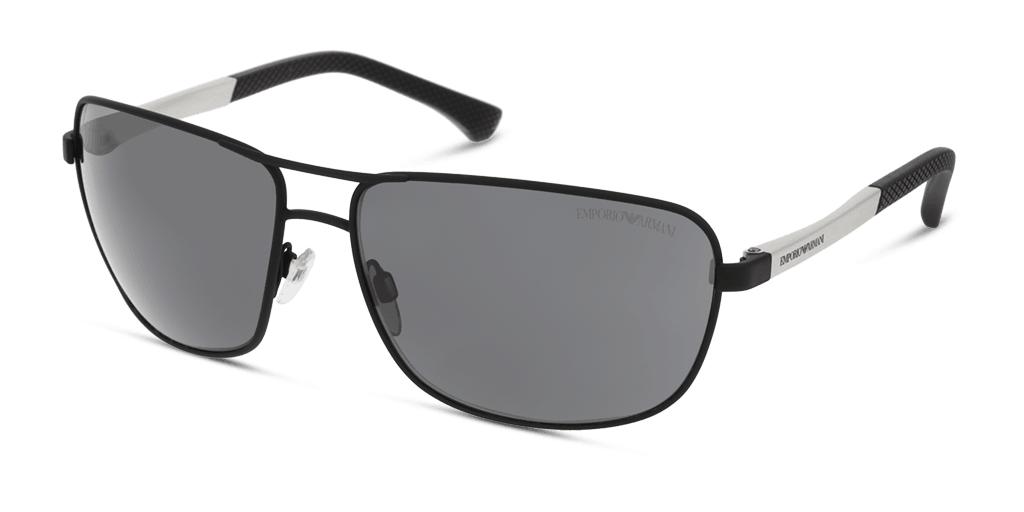 Emporio Armani EA2033 309487 férfi fekete színű téglalap formájú napszemüveg