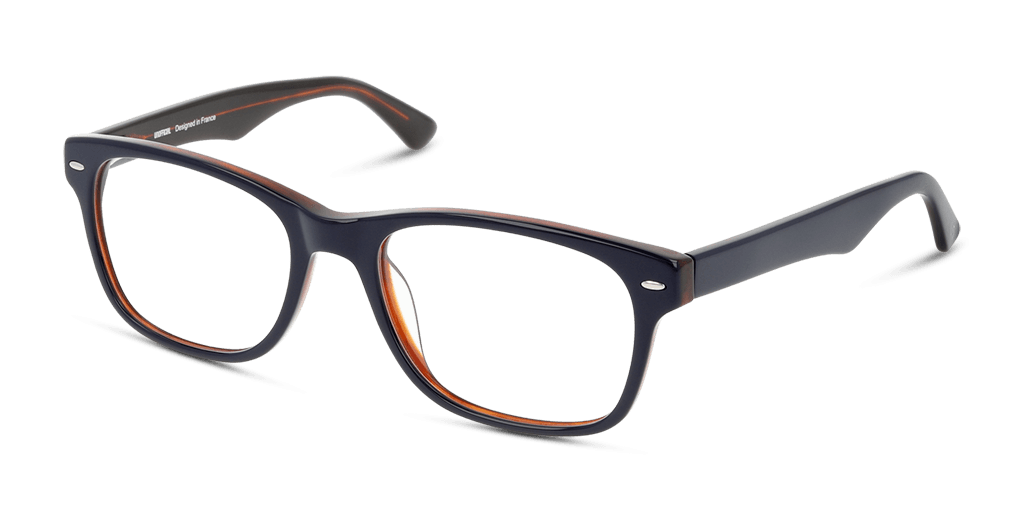 Unofficial UNOM0021 CC00 férfi kék színű téglalap formájú szemüveg