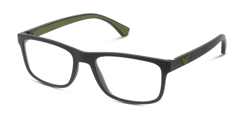 Emporio Armani EA3147 5042 férfi fekete színű téglalap formájú szemüveg