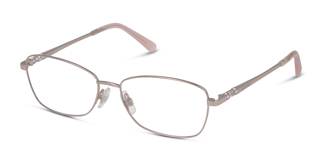 Swarovski SK5337 072 női rózsaszín színű téglalap formájú szemüveg