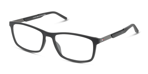 Tommy Hilfiger TH 1694 003 férfi fekete színű téglalap formájú szemüveg