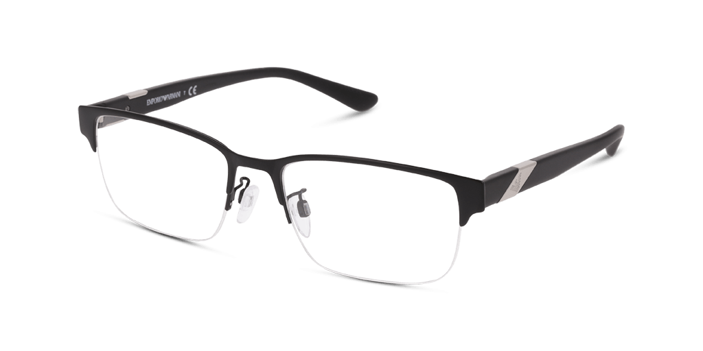 Emporio Armani EA1129 3001 férfi fekete színű téglalap formájú szemüveg