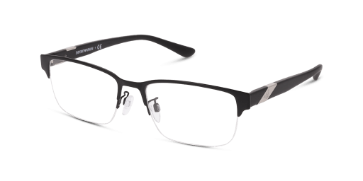 Emporio Armani EA1129 3001 férfi fekete színű téglalap formájú szemüveg