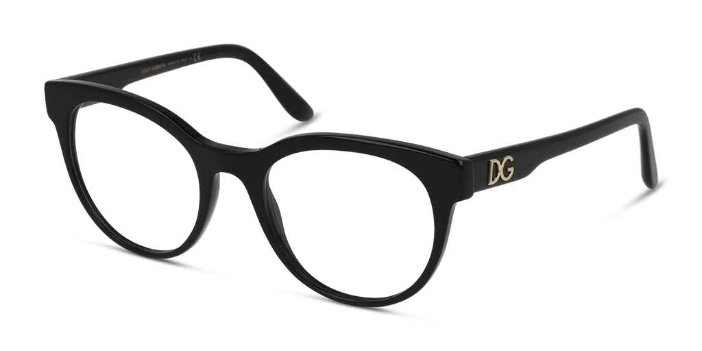 Dolce and Gabbana DG3334 501 női fekete színű pantó formájú szemüveg