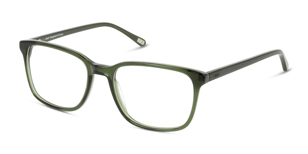DbyD DBKU01 EE00 férfi zöld színű téglalap formájú szemüveg