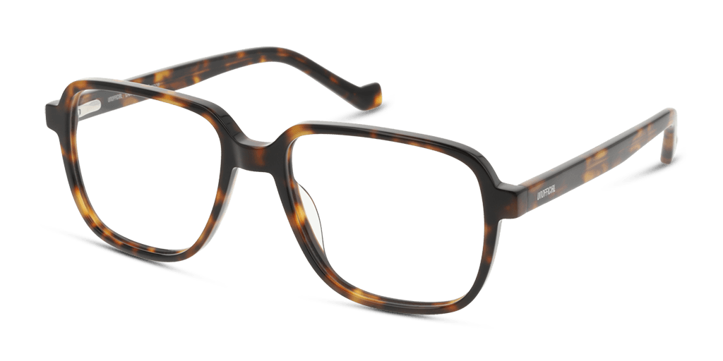 Unofficial UNOM0236 HH00 férfi havana színű téglalap formájú szemüveg