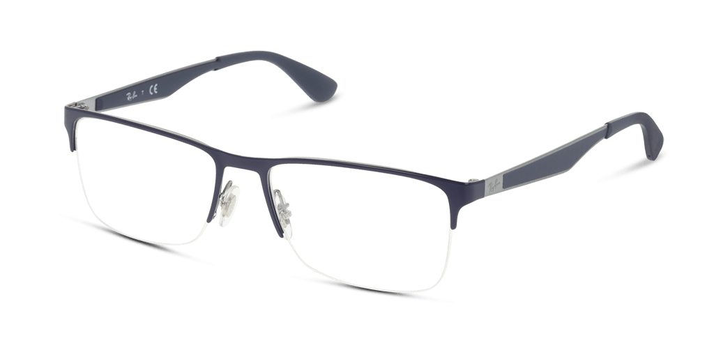 Ray-Ban RX6335 2947 férfi kék színű téglalap formájú szemüveg