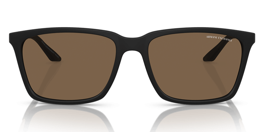 Armani Exchange 0AX4138S férfi fekete színű téglalap formájú napszemüveg
