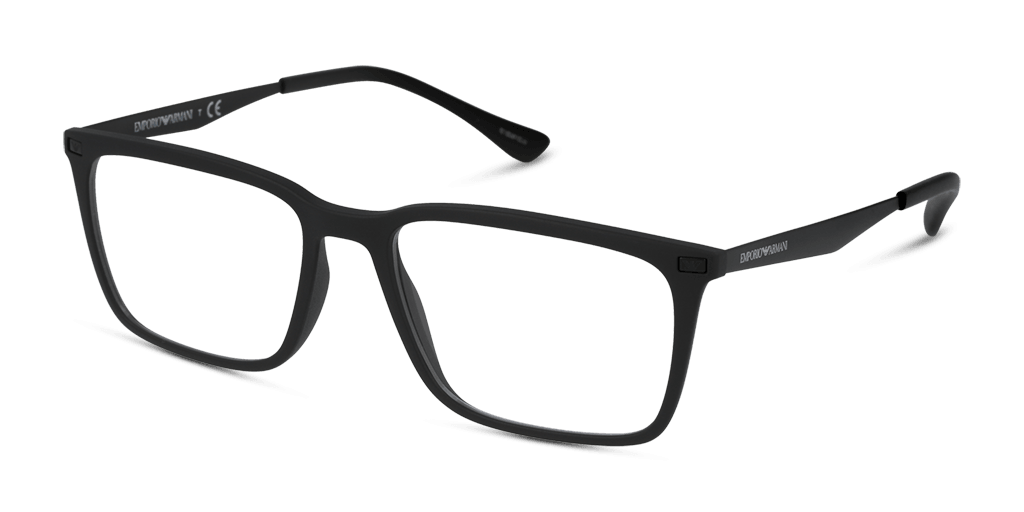 Emporio Armani EA3169 5042 férfi fekete színű téglalap formájú szemüveg