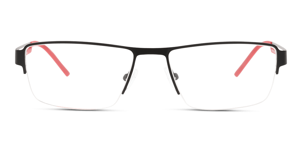 Unofficial UNOM0097 BR00 férfi fekete színű téglalap formájú szemüveg