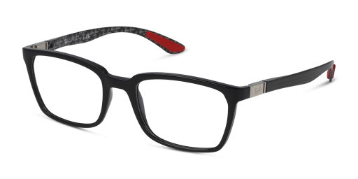 Ray-Ban RX8906 2000 férfi fekete színű téglalap formájú szemüveg