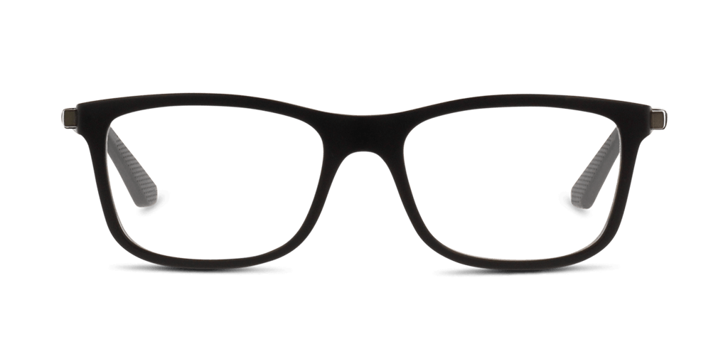 Ray-Ban RY1549 3633 gyermek fekete színű téglalap formájú szemüveg