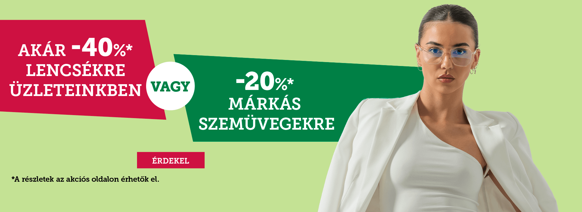 Multifokális lencseakció, komplett 20%