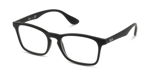 Ray-Ban RX7074 5364 férfi fekete színű téglalap formájú szemüveg