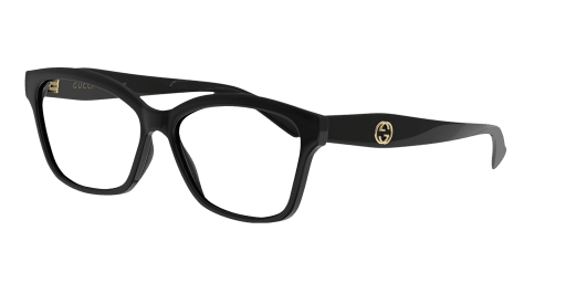 GUCCI GG0798O női fekete színű téglalap formájú szemüveg
