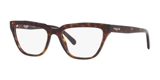 VOGUE VO5443 W656 női havana színű téglalap formájú szemüveg