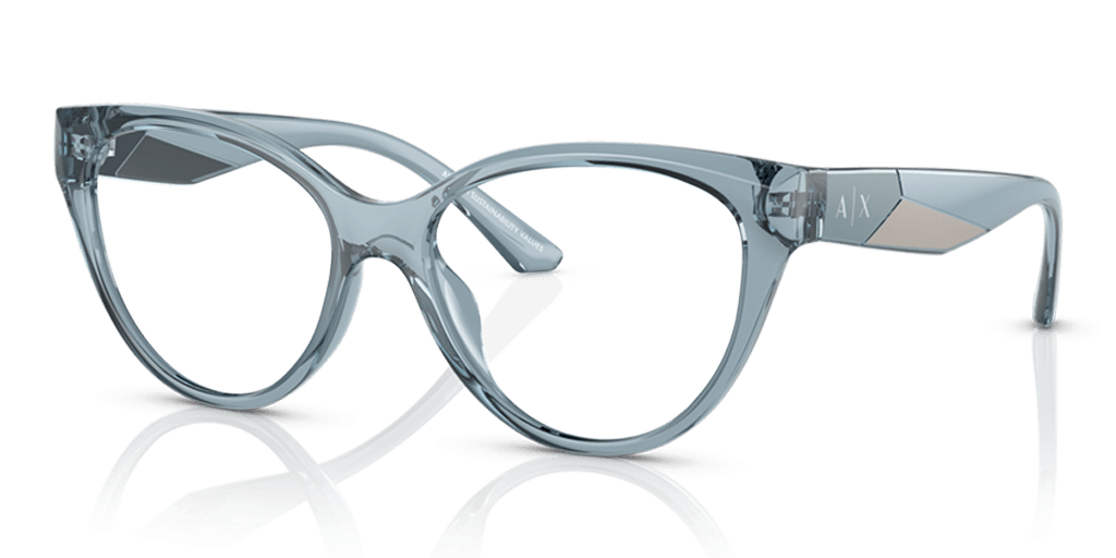 Armani Exchange 0AX3096U női átlátszó színű macskaszem formájú szemüveg