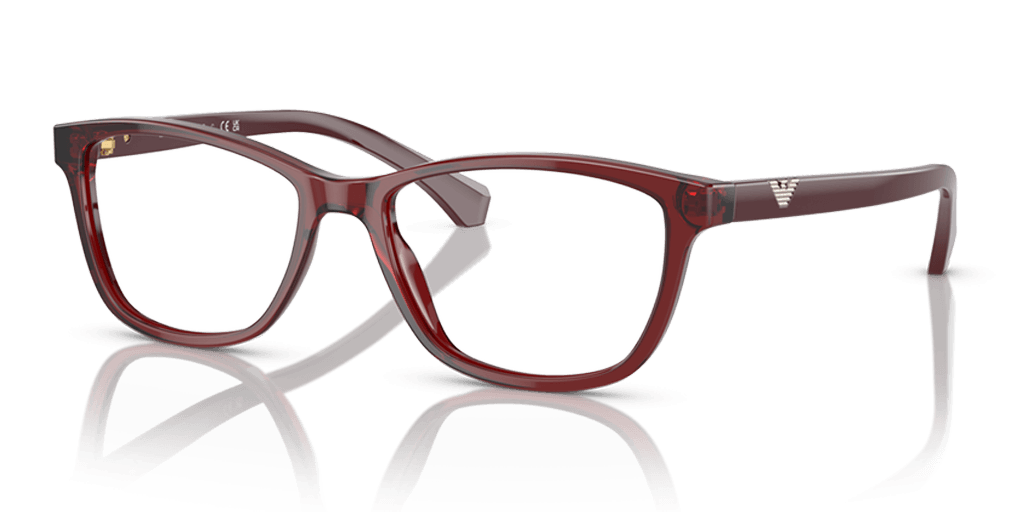Emporio Armani 0EA3099 női piros színű macskaszem formájú szemüveg