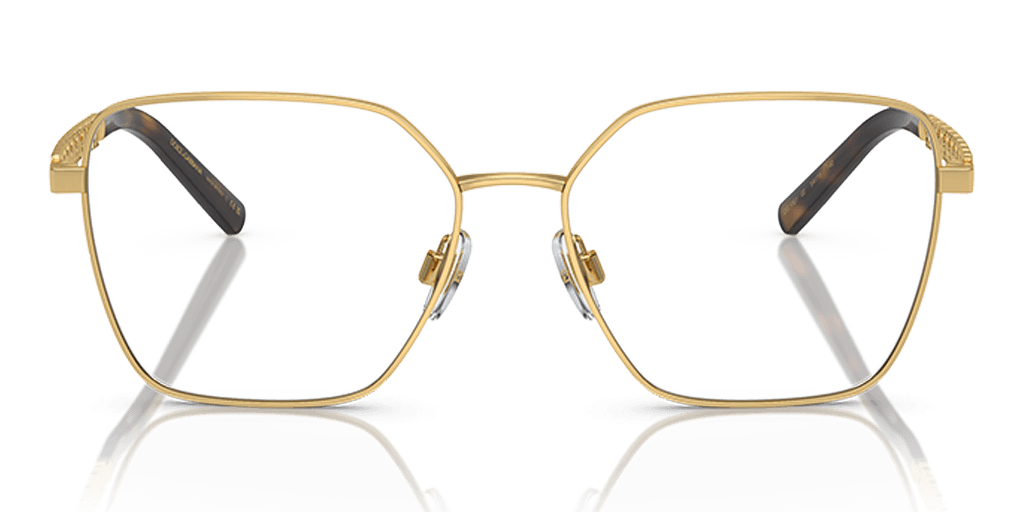 Dolce and Gabbana DG1351 02 női arany színű négyzet formájú szemüveg