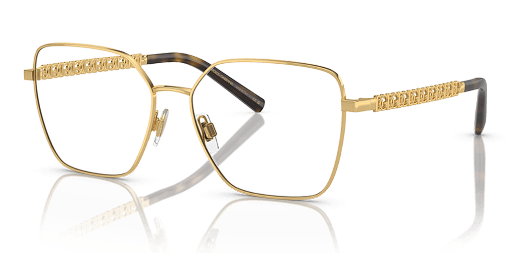 Dolce and Gabbana DG1351 02 női arany színű négyzet formájú szemüveg