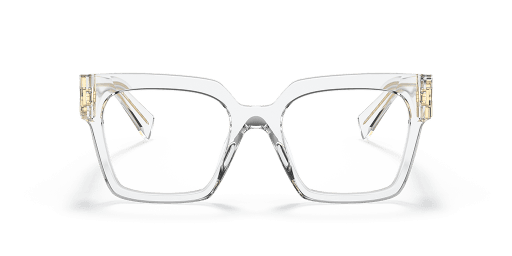 Miu Miu 0MU 04UV női transzparens színű négyzet formájú szemüveg