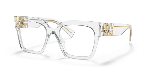 Miu Miu 0MU 04UV női transzparens színű négyzet formájú szemüveg