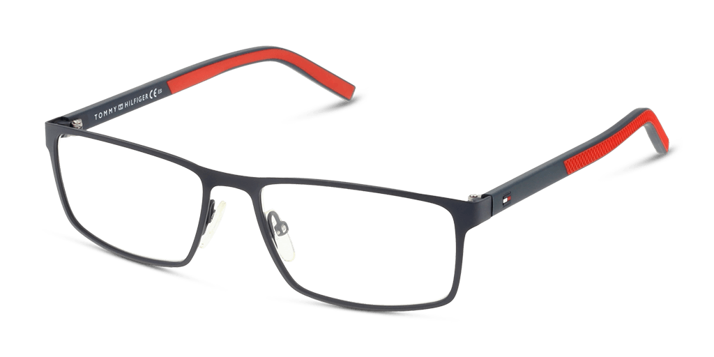 Tommy Hilfiger TH 1593 férfi kék színű téglalap formájú szemüveg