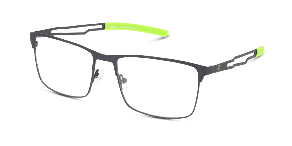 Unofficial UNOM0096 GG00 férfi szürke színű téglalap formájú szemüveg
