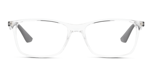 Ray-Ban RX7047 férfi átlátszó színű téglalap formájú szemüveg