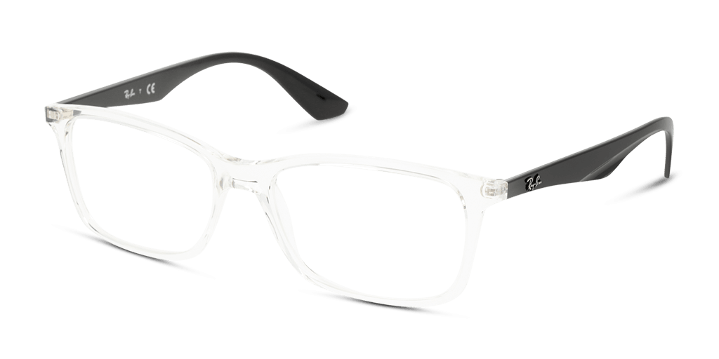Ray-Ban RX7047 férfi átlátszó színű téglalap formájú szemüveg