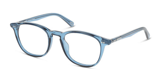 Unofficial UNOM0186 férfi kék színű négyzet formájú szemüveg