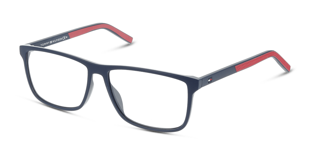 Tommy Hilfiger TH 1696 férfi kék színű téglalap formájú szemüveg