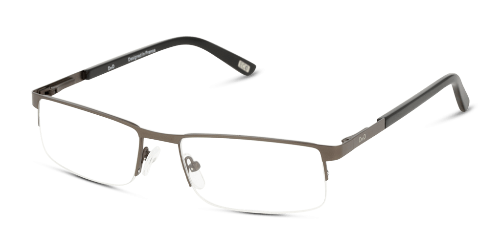 DbyD DBOM0032 GB00 férfi szürke színű téglalap formájú szemüveg