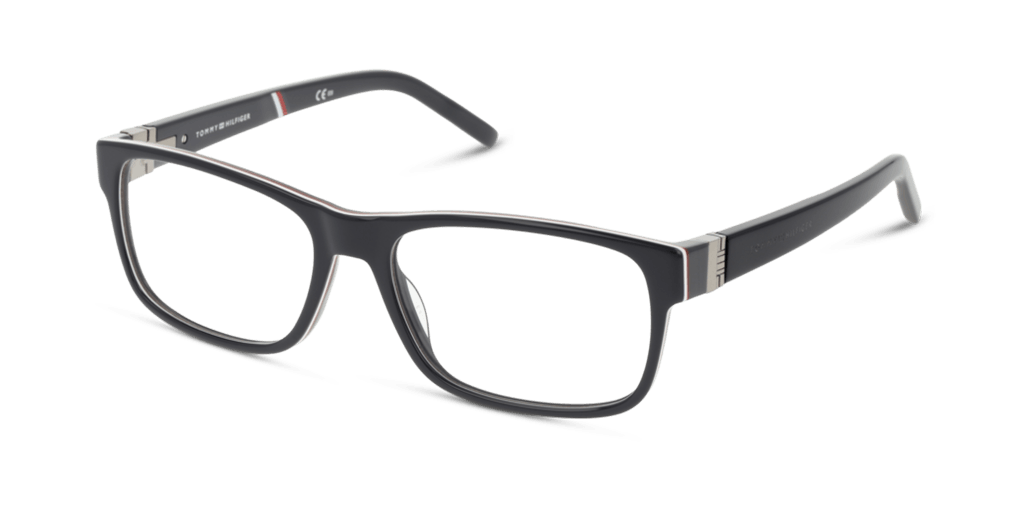Tommy Hilfiger TH 1818 férfi kék színű téglalap formájú szemüveg