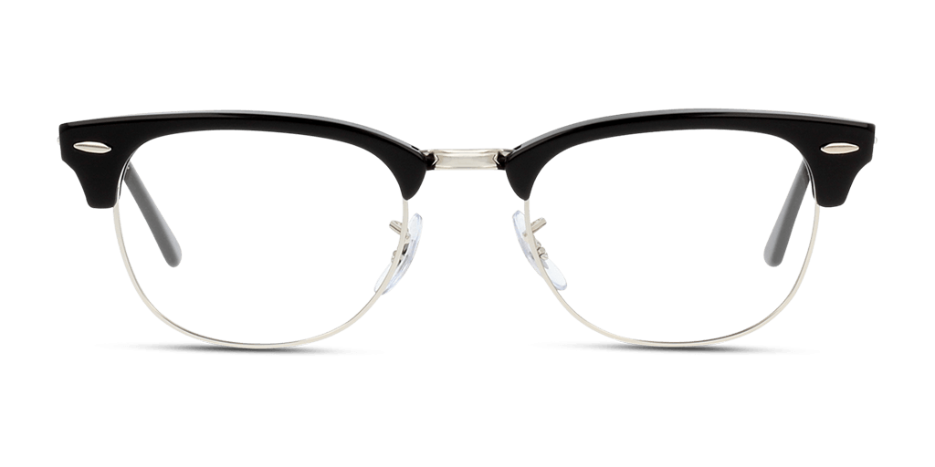 Ray-Ban Clubmaster RX5154 2000 férfi fekete színű téglalap formájú szemüveg