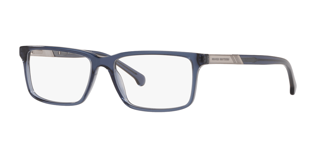 Brooks Brothers 0BB2019 férfi átlátszó színű téglalap formájú szemüveg