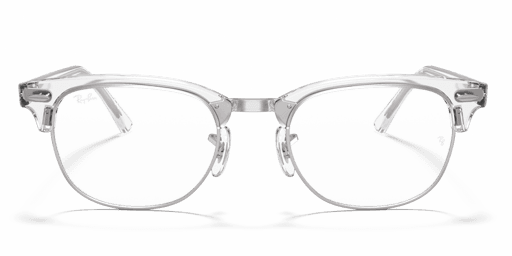 Ray-Ban Clubmaster RX5154 2001 férfi fehér színű különleges formájú szemüveg