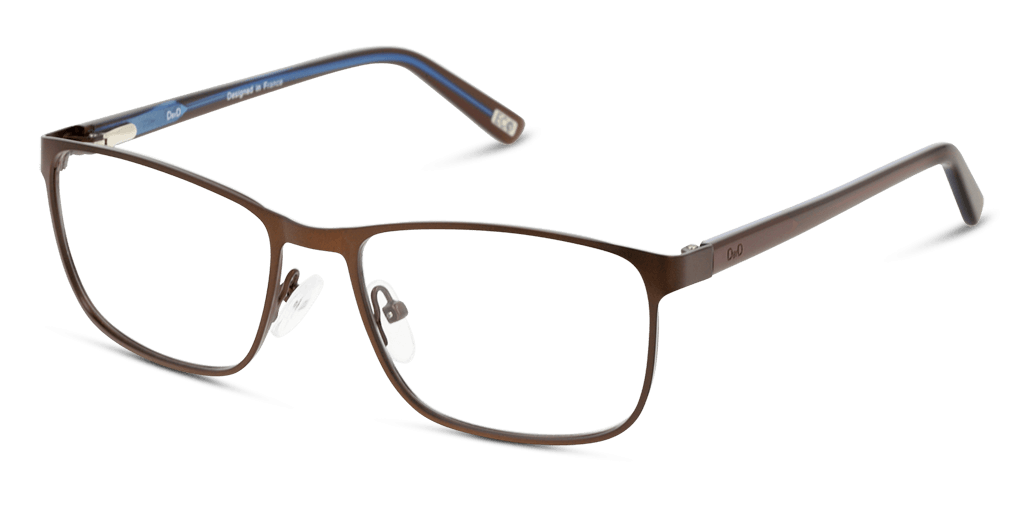 DbyD DBOM0029 férfi barna színű téglalap formájú szemüveg
