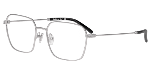 DbyD 0DB1135T férfi ezüst színű négyzet formájú szemüveg
