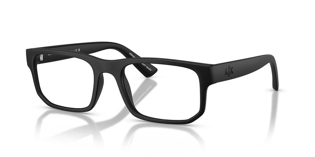 Armani Exchange 0AX3135 férfi fekete színű téglalap formájú szemüveg