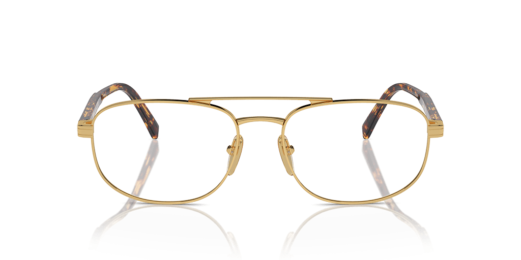 Prada 0PR A56V férfi arany színű ovális formájú szemüveg