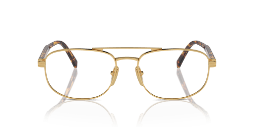 Prada 0PR A56V férfi arany színű ovális formájú szemüveg