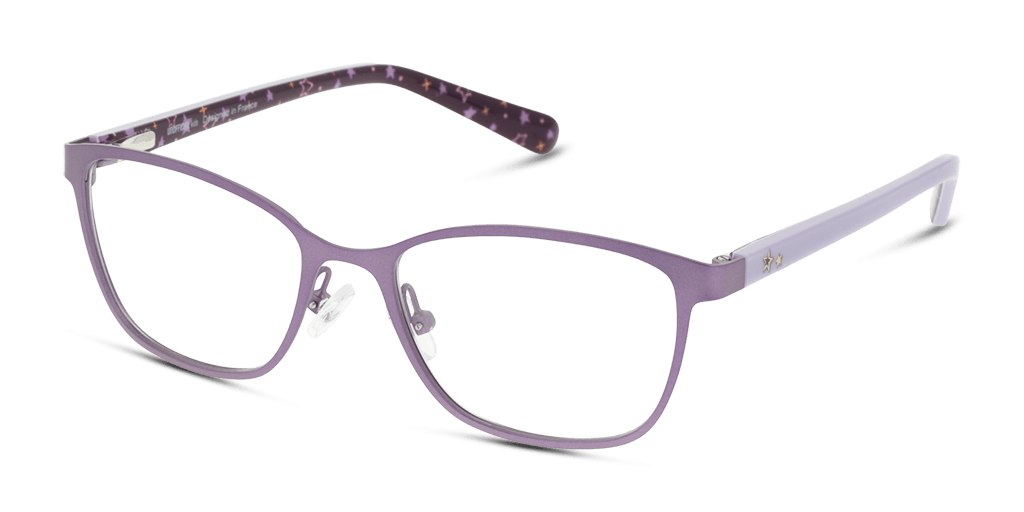 Unofficial UNOK5048 VV00 gyermek lila színű téglalap formájú szemüveg