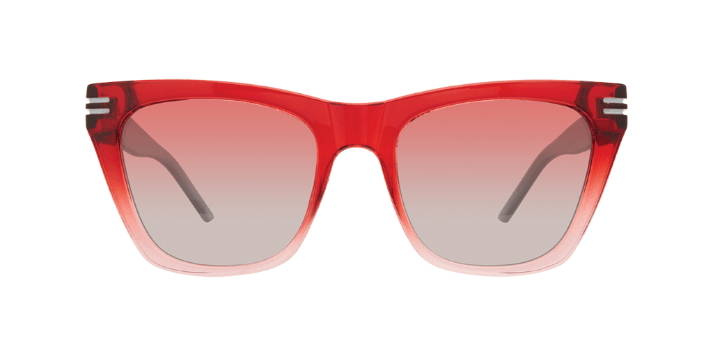 Privé Revaux THe Ingrid női piros színű macskaszem formájú napszemüveg