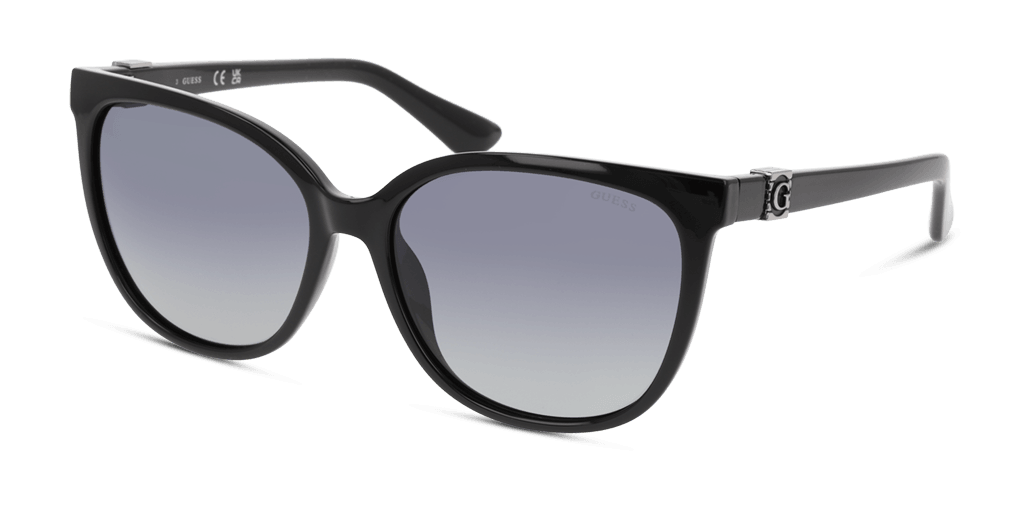 Guess GU7864 női fekete színű téglalap formájú napszemüveg